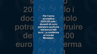 Carta docente bonus 500 euro esclusi ancora una volta i docenti precari orizzontescuola docente [upl. by Evangelist248]