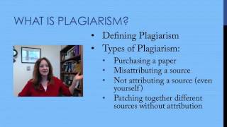 Avoiding Plagiarism [upl. by Gertrud]