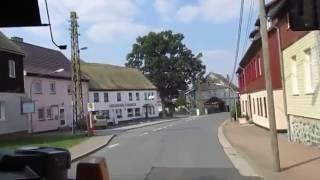 Busfahrt von Stolberg Harz nach Quedlinburg [upl. by Akahc223]