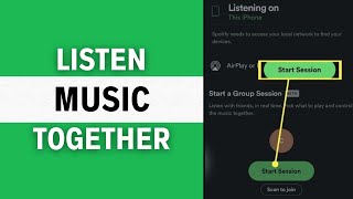 How To Listen Music Together on Spotify EASY 2024 [upl. by Stanwood]