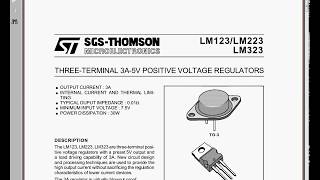 LM123 régulateur linéaire 5V 3Ampères [upl. by Sato744]