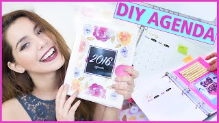 DIY AGENDA 2016 para imprimir gratis Haz tu propia agenda fácil y bonita ♥ Jimena Aguilar [upl. by Adriano]