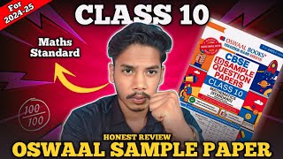 Oswaal Sample Paper Class 10 Maths Standard for 202425 🔥  Best Sample Papers For Class 10 for 2025 [upl. by Alled205]