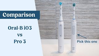 OralB Pro 3 vs iO Series 3 iO3 [upl. by Bergeron]