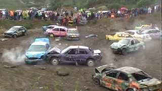 2012 Musgrave Harbour Demolition Derby  Small Car Heat [upl. by Jorgan]