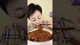 《Mukbang 》stir fry noodle Miao [upl. by Arakaj]