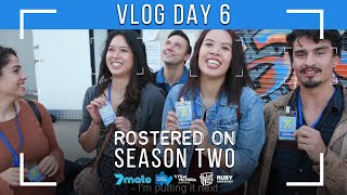 Rostered On  Season 2  Behind the Scenes  Day 6 VLOG [upl. by Leidba]