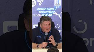 Mazzarri ricorda la Supercoppa 2012 a Pechino 🆚 Juve 😡 [upl. by Allerym]