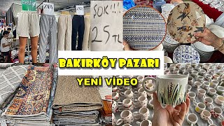 BAKIRKÖY PAZARI❗️YENİ VİDEO❗️NE ALIRSAN 10 TL❗️ BURDAN DAHA UCUZU YOK ❗️❗️ÇEYİZ ALIŞVERİŞİ [upl. by Tomasina847]