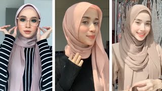 TOTORIAL CARA PAKAI TUDUNG SHAWL STYLE BARU CANTIK amp KEMAS [upl. by Erdah426]