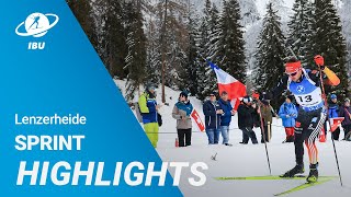 World Cup 2324 Lenzerheide Men Sprint Highlights [upl. by Addiel]