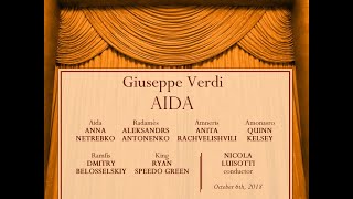 Verdi AIDA 06102018 [upl. by Ayokahs298]