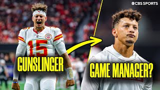 Patrick Mahomes has transitioned from gunslinger to elite GAME MANAGER  ChiefsChargers Preview [upl. by Anaek]