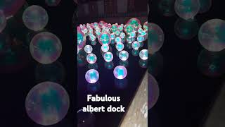 The coloured balls in Albert dock river of light [upl. by Awra]