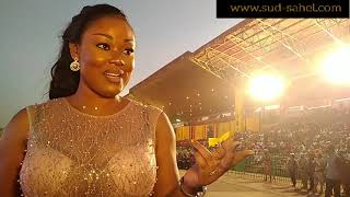 Samira Sawadogo à la cérémonie douverture du FESPACO 2019 [upl. by Conias]