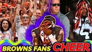 FULL VIDEO Browns fans CHEER amp REJOICE once Deshaun Watson gets injured  Myles Garrett REACTS [upl. by Annaiviv]