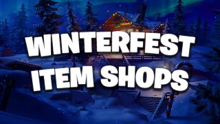 Leaked Winterfest Item Shops Jujutsu Kaisen John Wick Attack on Titan [upl. by Inalel928]