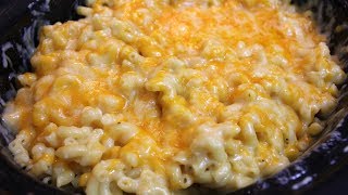 Crockpot Mac and Cheese Slow Cooker Macaroni and Cheese Recipe Homemade [upl. by Hnao54]