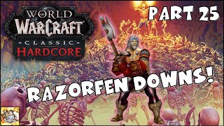 WoW Classic Hardcore WE VENTURE INTO RAZORFEN DOWNS [upl. by Fahland]