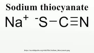 Sodium thiocyanate [upl. by Zandt]