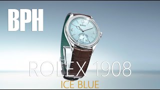 Rolex Perpetual 1908 Ice Blue  La técnica que persigue la expresión  WampW24  Ref 52506 [upl. by Imoyik]