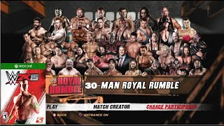 WWE 2K15  30man Royal Rumble  226 [upl. by Zenas]