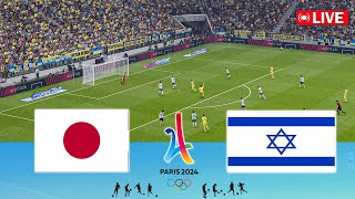 🔴LIVE  JAPAN vs ISRAEL I PARIS OLYMPIC 2024 LIVE FOOTBALL MATCH STREAMING I eFOOTBALL PES 21 GAME [upl. by Alvinia730]