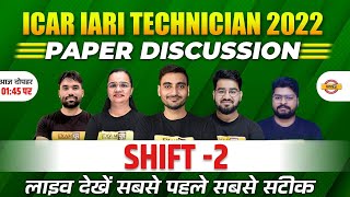 ICAR Analysis  28Feb 2nd Shift Analysis  ICAR Technician Answer KeyICAR T1 Paper Solution Exampur [upl. by Dianemarie]