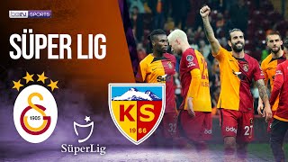 Galatasaray vs Kayserispor  SÜPER LIG HIGHLIGHTS  04142023  beIN SPORTS USA [upl. by Ecila]