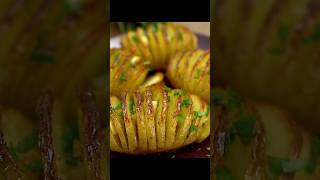 Potatoes with garlic and butter in the oven potato food cooking [upl. by Miko]