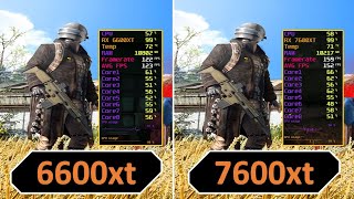 RX 6600XT vs RX 7600XT Power Performance Breakdown [upl. by Diana]