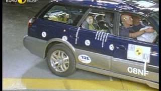 Euro NCAP  Subaru Legacy Outback  2002  Crash test [upl. by Orme]