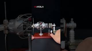 16 cylinder Stirling engine model [upl. by Victor]