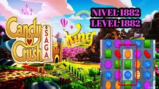 Candy Crush Saga Level 1882  Nivel 1882 NO Booster [upl. by Annawik]