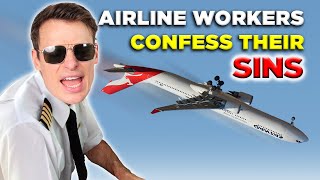 Airline Workers Confess Their SINS [upl. by Llekcor289]