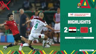 Egypt 🆚 Morocco Highlights  TotalEnergiesAFCON2021 Quarter Finals [upl. by Akital146]