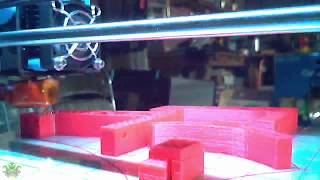 Printing wall mounts for the Lego Saturn V [upl. by Odiug]