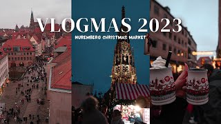 VLOGMAS 2023  DAY 10  Nuremberg Christmas Market 🎄 [upl. by Candless]