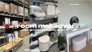 Clean girl room🍨🥥 pokój jak z pinteresta zakupy w ikei haul [upl. by Geiger]