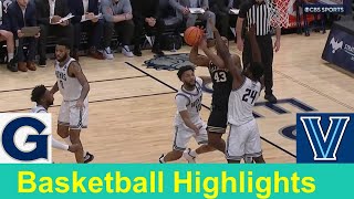 Villanova vs Georgetown Basketball Game Highlights Feb 16 2024 [upl. by Llesram]