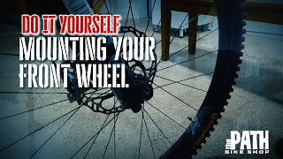 New Bike Assembly — How to Install Front Wheel Fox 36 amp 38 Forks [upl. by Sabian]