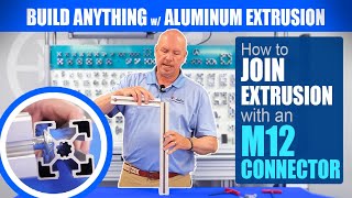 How to Connect Aluminum Extrusion with a M12 Screw  Build Anything With Aluminum Extrusion [upl. by Coltun]