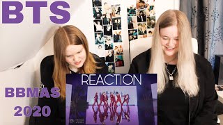 BTS  Dynamite LIVE at 2020 Billboard Music Awards REACTION [upl. by Maurey]