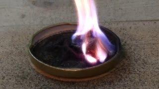 Potassium Permanganate and Glycerol Glycerin fire [upl. by Amandy]