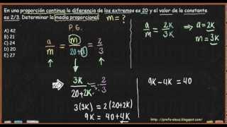 problema proporcion geometrica 201 [upl. by Imar899]