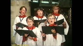 TV “A Ceremony of Carols” Britten Christ Church Oxford 1982 Francis Grier [upl. by Eatnahs231]