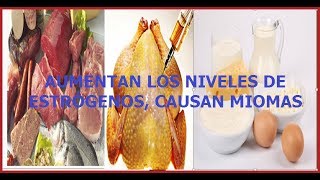 ALIMENTOS QUE ELIMINAN NATURALMENTE LOS MIOMAS UTERINOS O FIBROMA CUÁLES DEBES EVITAR– 2da Parte [upl. by Sucramrej]