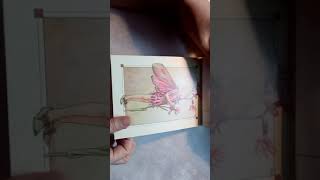 Flower fairies postcard book flip through by Cicely Mary Barker [upl. by Azar]