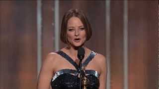 Jodie Foster Accepts Golden Globe [upl. by Machute]