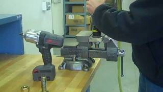 IR w7150 20v Lithium 12quot Cordless Impact Wrench Test [upl. by Ot]